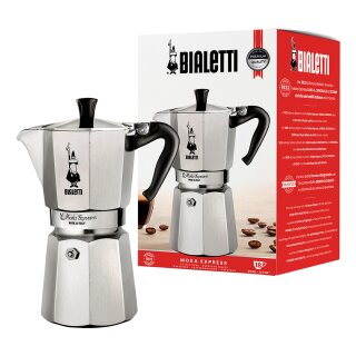 Bialetti Moka Express - silber - Aluminium - für 18 Tassen