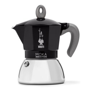 Bialetti Mokka-Kanne 0,9 l Moka Induktion *schwarz*