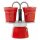 Bialetti Mini Express - Espressokocher-Set - rot + 2 Becher in rot
