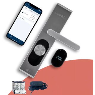 Shelly Plug&Play "LOQED Touch Smart Lock Stainless Steal" Smartes Türschloss