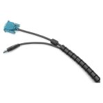 Kabelschlauch schwarz 5m