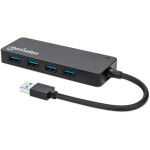 MANHATTAN 4-Port USB 3.2 Gen 1 Hub USB-A St./ 4x A-Buchse