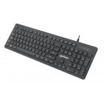 MANHATTAN Ultraflache USB-Gaming-Tastatur mit LEDs