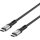 MANHATTAN USB4 USB-C Stecker/Stecker Kabel 240W 40G 8K 1m