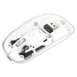 MANHATTAN Funkmaus USB-A 4Tasten RGB LED weiß...