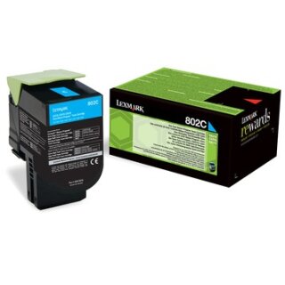 LEXMARK Toner cyan Rck f. CX310/410 510 1.000 S.