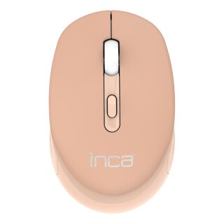 INCA Maus IWM-243RH 1600 DPI,CANDY DESIGN Creme, 2,4GHz