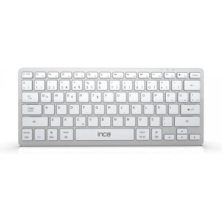 INCA Tastatur IBK-565BT BT 5.0, Smart, Akku 150Std, 8-10m silver
