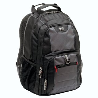 WENGER Pillar Notebook Rucksack fuer 35,8 bis 39,6cm 14,1 bis 15,6Zoll Tablet, Laptop schwarz grau