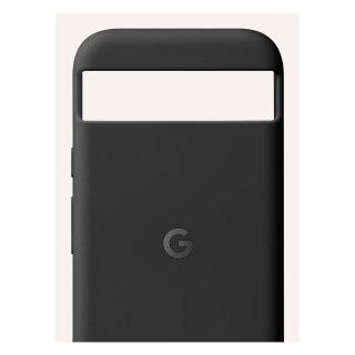 Google - Hintere Abdeckung fr Mobiltelefon - Polykarbonat-Schale, Silikon - Obsidian - fr Pixel 8a