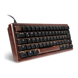 Sharkoon Gaming Tastatur Skiller SGK50S4 Gen2 Wood schwarz