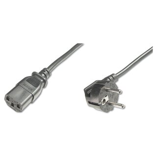 DIGITUS Netzkabel, 1,8m, schwarz