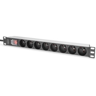 DIGITUS PDU 1U 8xCEE7/5 Ausgänge 230V/16A schwarz