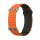 Premium Armband für Apple Watch, Orange/Schwarz, 40mm, 41mm, 38mm, 42mm (Series 10), GA-MAG-BNDA-P-OMS