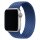 Premium Armband für Apple Watch, Blau/Schwarz, 40mm, 41mm, 38mm, 42mm (Series 10), GA-MAG-BNDA-P-BMS