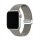 Premium Plus Armband für Apple Watch, Grau/Schwarz, 40mm, 41mm, 38mm, 42mm (Series 10), GA-MAG-BNDA-PP-GMS
