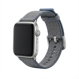Premium Plus Armband für Apple Watch, Grau/Blau, 40mm, 41mm, 38mm, 42mm (Series 10), GA-MAG-BNDA-PP-CGBS