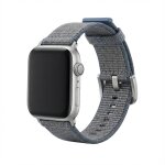 Premium Plus Armband für Apple Watch, Grau/Blau,...