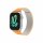 Premium Pro Armband für Apple Watch, Orange/Weiß, 44mm, 45mm, 42mm (Series 1/2/3), 49mm, 46mm, GA-MAG-BNDA-P+GSL