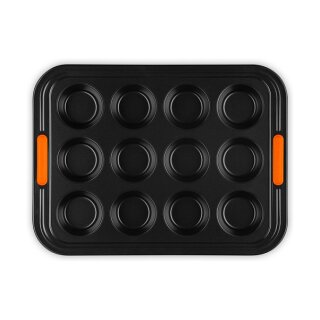 Le Creuset Muffin Tin Carbon Steel Non-Stick NonStick 12pcs (46058000010000)