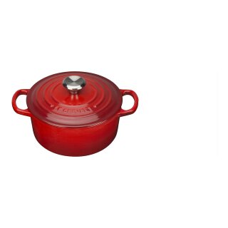 Le Creuset Signature Bräter rund 18 cm kirschrot