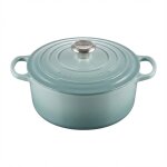 Le Creuset Signature Bräter rund 24 cm sea salt