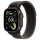 Apple Watch Ultra 3 Titanium Cellular 49mm Schwarz (Trail Loop schwarz/kohlegrau) S/M