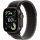 Apple Watch Ultra 3 Titanium Cellular 49mm Schwarz (Trail Loop schwarz/kohlegrau) M/L