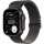 Apple Watch Ultra 3 Titanium Cellular 49mm Schwarz (Milanaise Titan schwarz) Large