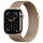 Apple Watch S11 Titan Gold Cellular 42mm (Milanaise Armband gold)