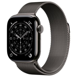 Apple Watch S11 Titan Schiefer Cellular 42mm (Milanaise Armband schiefer)