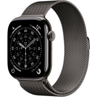 Apple Watch S11 Titan Schiefer Cellular 46mm (Milanaise Armband schiefer) M/L