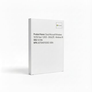 Cloud Microsoft Windows 10 ESU Year 1 (2025 - 2026) [P] - Windows 10