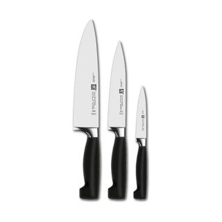Zwilling 35048-000-0 Messer-Set, 3-tlg., Spick-/Garnier-, Fleisch-, Kochmesser