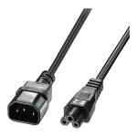 LINDY IEC-Netzkabel C14 an C5 2m