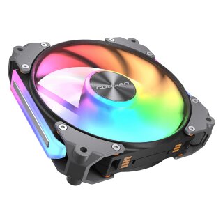 120mm COUGAR Gehäuse Lüfter Apolar 120 ARGB, Reverse Blade,Schwarz