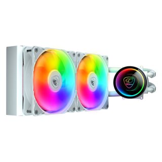 K COUGAR CPU Wasserkühlung Poseidon Elite 240, ARGB Weiß