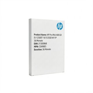 HP Pro Mini 400 G9 i5-12500T 16 512SSD W11P 36 Monate