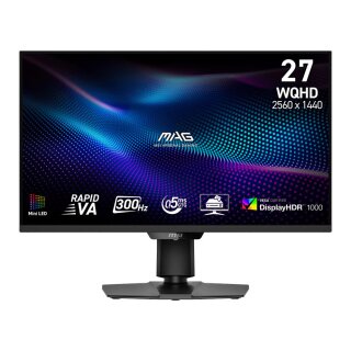 MSI MAG 274QPFDE X30MV (68.6 cm (27 Zoll), schwarz, QHD, Rapid-VA, DP, HDMI, Mini-LED, 300Hz Panel)