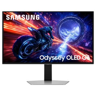 68,0cm/27" (2560x1440) Samsung Odyssey G6 G60SF S27FG602SU 16:9 WQHD OLED 0,03ms 500Hz DisplayPort HDMI USB VESA HDR FreeSync G-Sync Pivot Sr