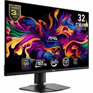 32"(81.3cm)TFT MSI MAG 321UPDE QD-OLED 9S6-3DD39T-029