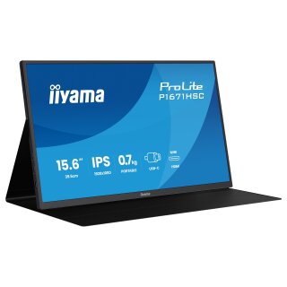 IIYAMA 39,5cm (15,6") P1671HSC-B1 16:9 mHDMI+2xUSB-C IPS