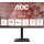 AOC U27E4CV - 27 Zoll Ultra HD, Lautsprecher, (3840x2160, 60 Hz, 2x HDMI 2.0, DisplayPort 1.4, USB-C (90W PD), RJ45, USB Hub) schwarz