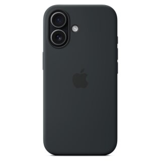 Silikon Case iPhone 17 mit MagSafe (schwarz)