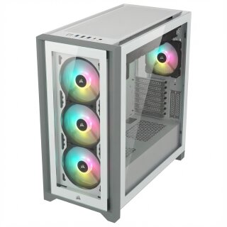 Corsair iCue 7000X RGB White Full Tower Gaming Gehäuse mit Glas Seitenfenster