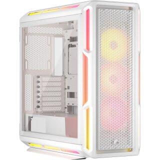 CORSAIR Midi 5000T LX RGB (Tempered Glass) White