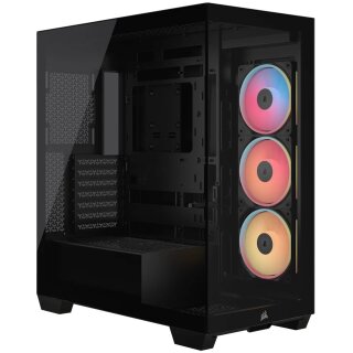 CORSAIR Midi 3500X LXR LINK (Tempered Glass) Black