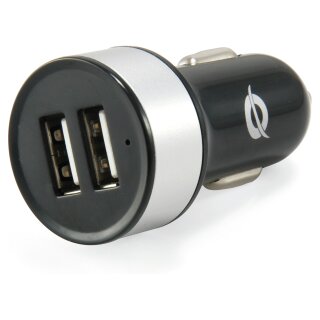 CONCEPTRONIC KFZ-Ladegerät 2-Port 2xUSB-A 10.5W sw