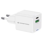 CONCEPTRONIC Ladegerät 2Port GaN USB-C/-A...