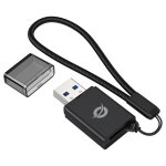 CONCEPTRONIC Kartenleser USB-A3.0->TF/Micro-SD3.0 schwarz